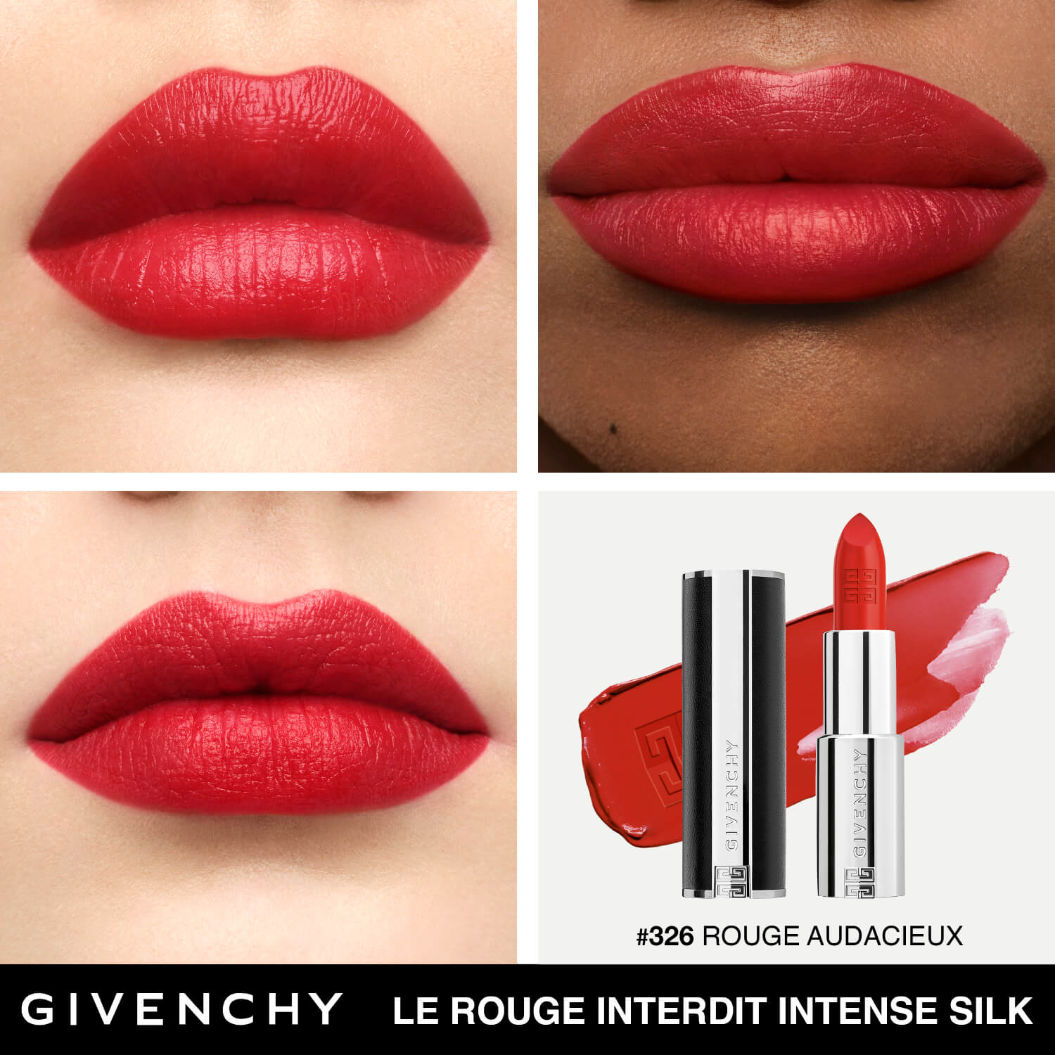 LE ROUGE INTERDIT INTENSE SILK (LABIAL SEMI MATE)